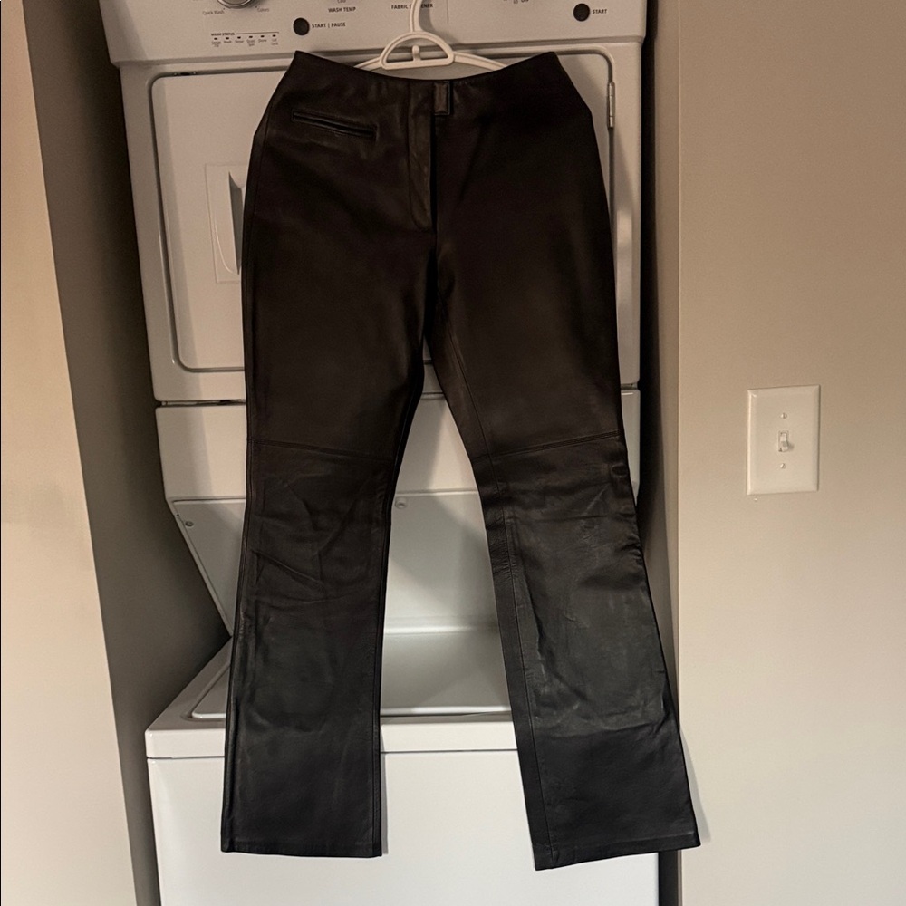 Julie & Andrew Black Leather Pants